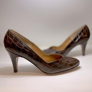Vintage Alligator Lloyd Gotchy boutique brand Pumps